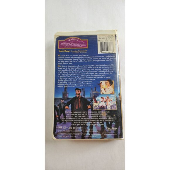 Mary Poppins VHs Tape 1964 Fully Restored - Walt Disney Masterpiece Collection - Picture 5 of 6
